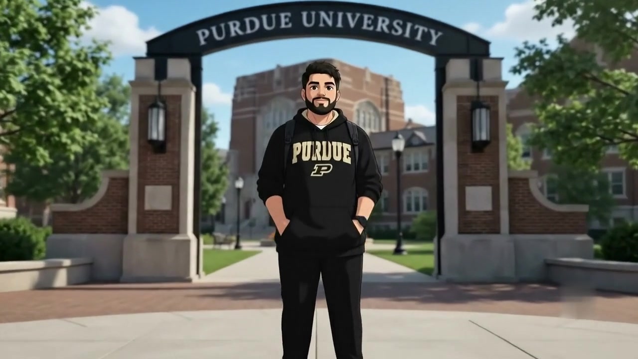 Purdue University arch