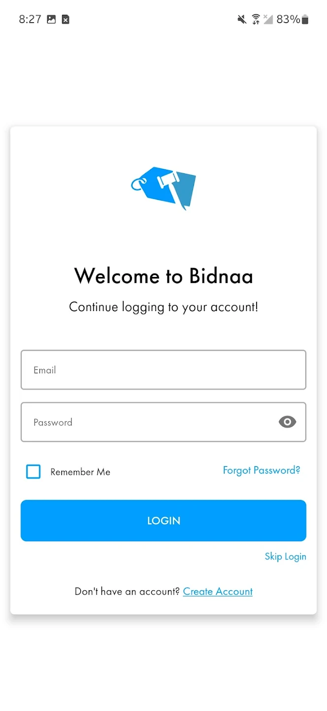 Bidnaa login