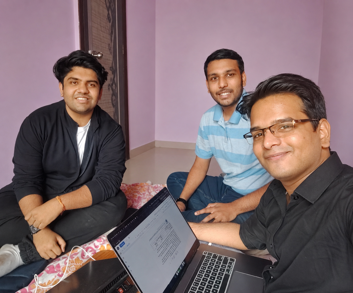 Team Alpha collaborating during the Innovathon 48-hour virtual hackathon