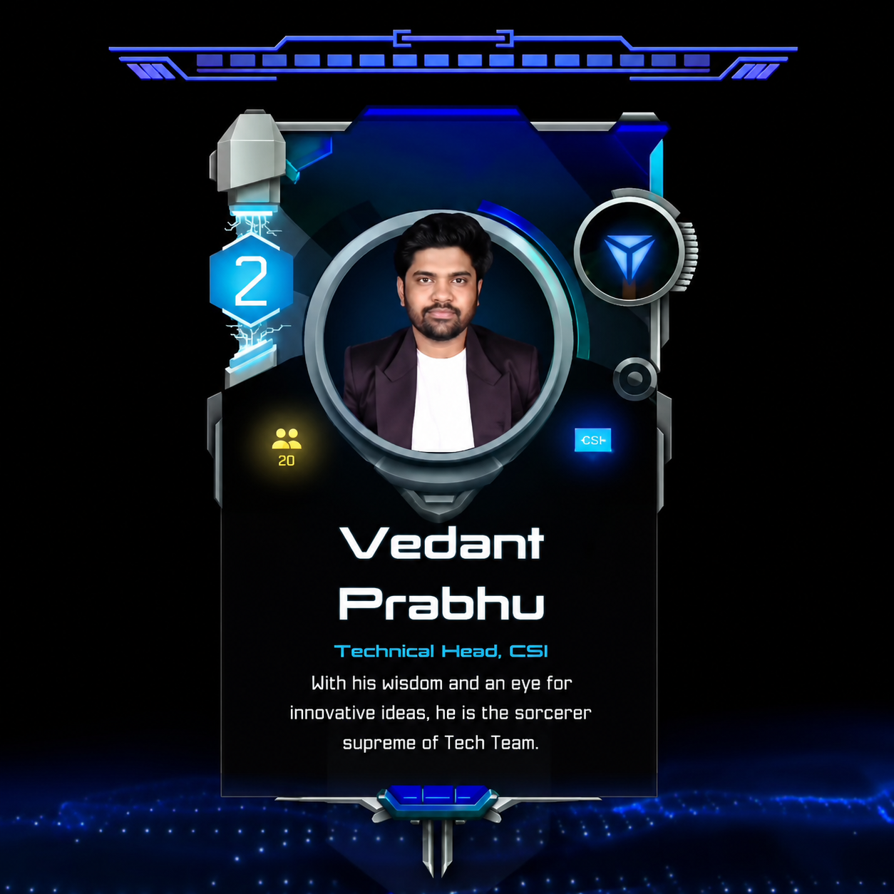 CSI Technical Head reveal card